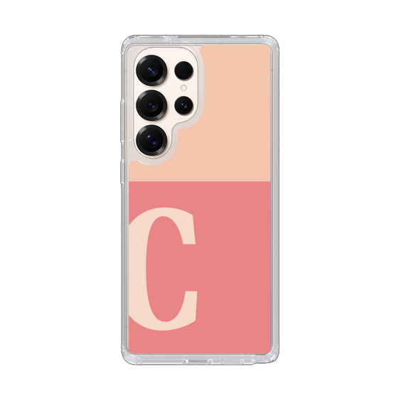 Slim Protection Case［ Original - initial two tone - C pink ］