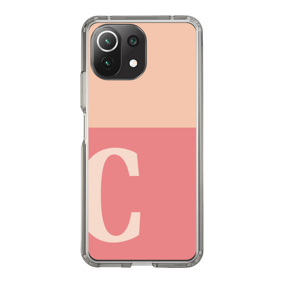 Slim Protection Case［ Original - initial two tone - C pink ］
