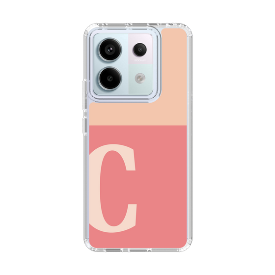 Slim Protection Case［ Original - initial two tone - C pink ］