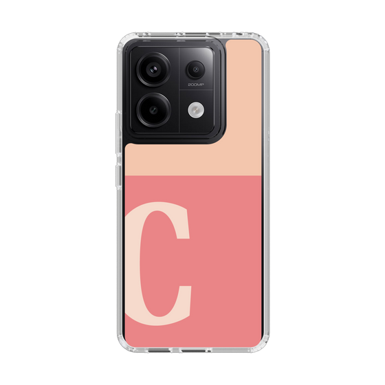 Slim Protection Case［ Original - initial two tone - C pink ］