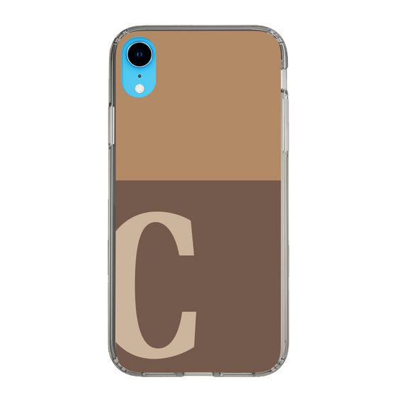 Slim Protection Case［ Original - initial two tone - C brown ］