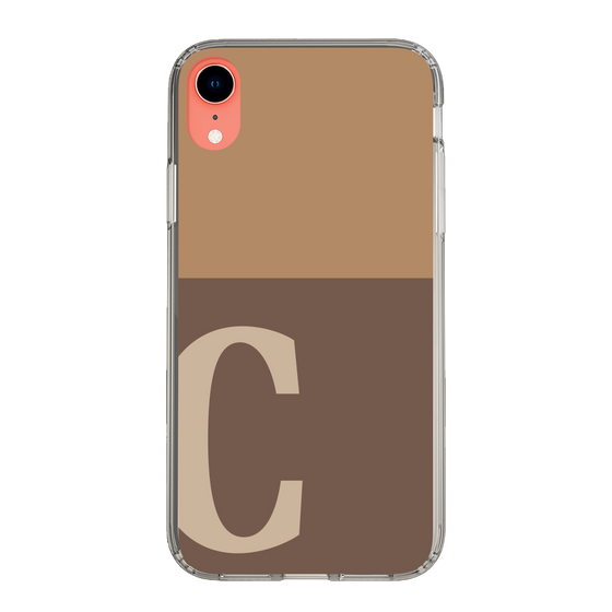 Slim Protection Case［ Original - initial two tone - C brown ］