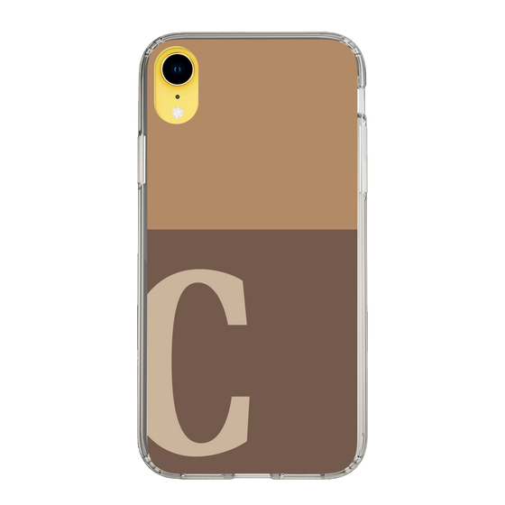 Slim Protection Case［ Original - initial two tone - C brown ］