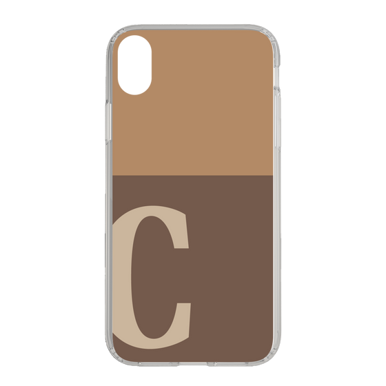 Slim Protection Case［ Original - initial two tone - C brown ］