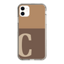 Slim Protection Case［ Original - initial two tone - C brown ］