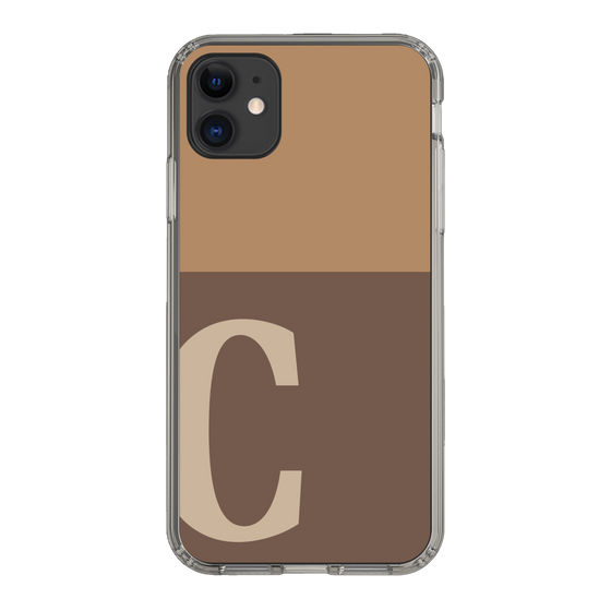 Slim Protection Case［ Original - initial two tone - C brown ］