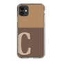 Slim Protection Case［ Original - initial two tone - C brown ］