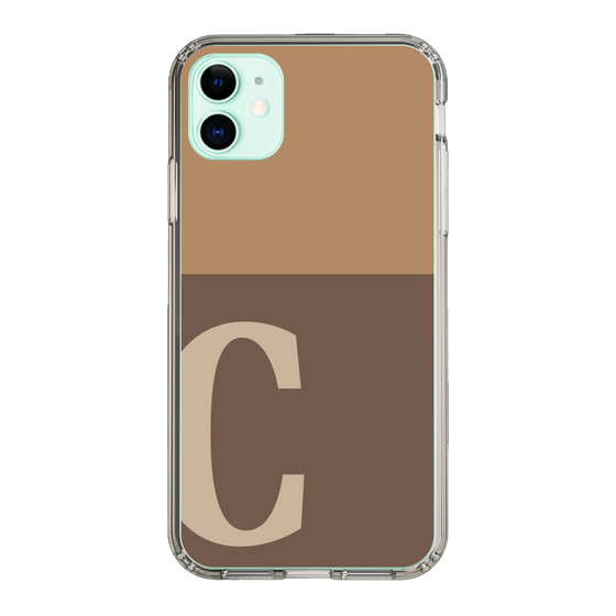 Slim Protection Case［ Original - initial two tone - C brown ］