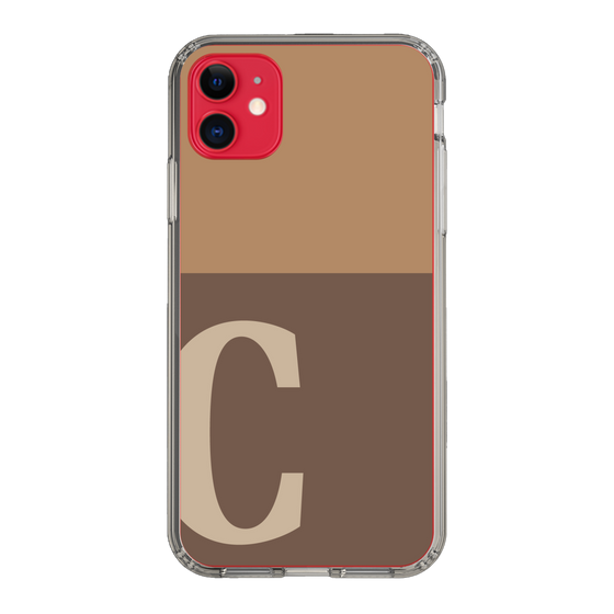 Slim Protection Case［ Original - initial two tone - C brown ］