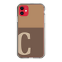 Slim Protection Case［ Original - initial two tone - C brown ］