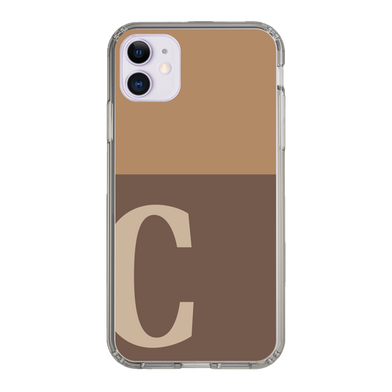 Slim Protection Case［ Original - initial two tone - C brown ］