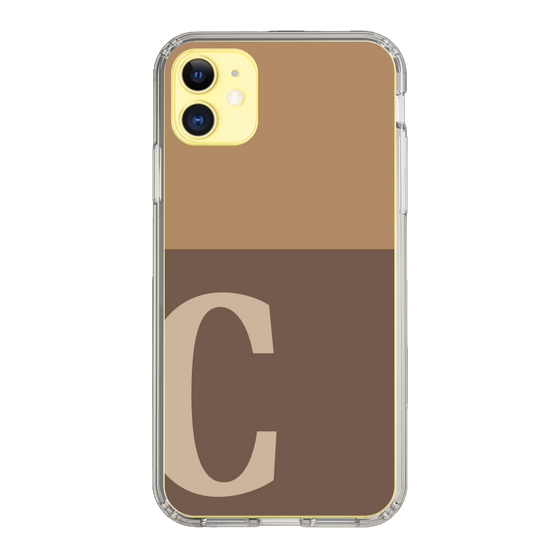 Slim Protection Case［ Original - initial two tone - C brown ］