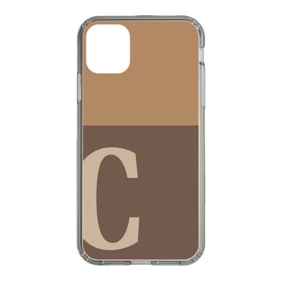 Slim Protection Case［ Original - initial two tone - C brown ］