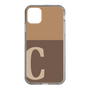 Slim Protection Case［ Original - initial two tone - C brown ］
