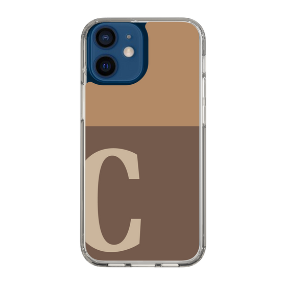 Slim Protection Case［ Original - initial two tone - C brown ］