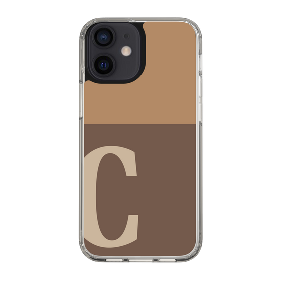 Slim Protection Case［ Original - initial two tone - C brown ］