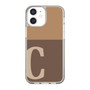 Slim Protection Case［ Original - initial two tone - C brown ］