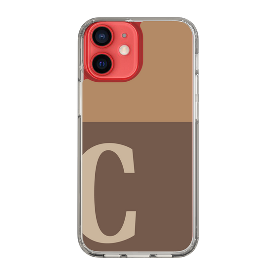 Slim Protection Case［ Original - initial two tone - C brown ］