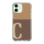 Slim Protection Case［ Original - initial two tone - C brown ］