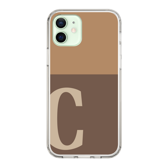Slim Protection Case［ Original - initial two tone - C brown ］