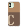 Slim Protection Case［ Original - initial two tone - C brown ］