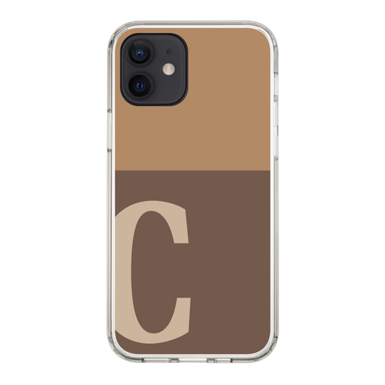 Slim Protection Case［ Original - initial two tone - C brown ］