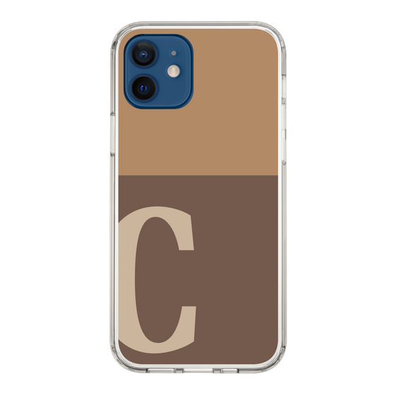 Slim Protection Case［ Original - initial two tone - C brown ］