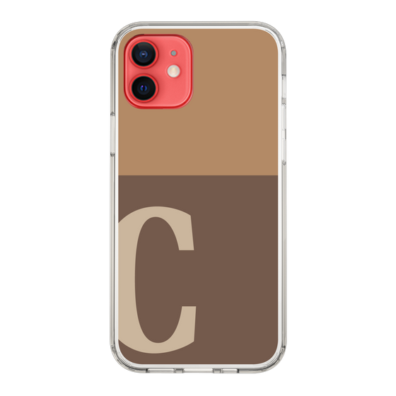 Slim Protection Case［ Original - initial two tone - C brown ］