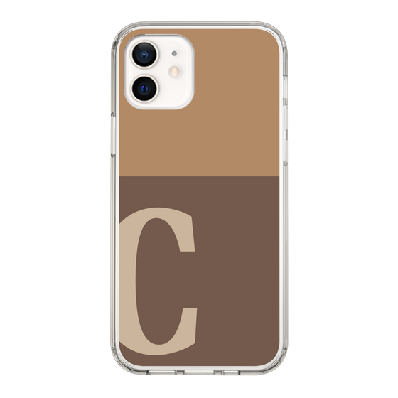 Slim Protection Case［ Original - initial two tone - C brown ］