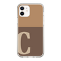 Slim Protection Case［ Original - initial two tone - C brown ］