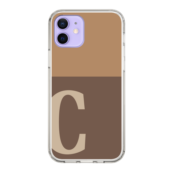 Slim Protection Case［ Original - initial two tone - C brown ］