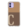 Slim Protection Case［ Original - initial two tone - C brown ］