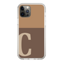 Slim Protection Case［ Original - initial two tone - C brown ］
