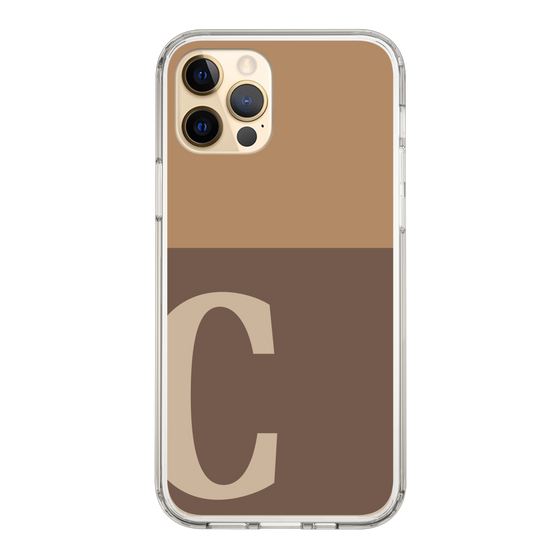 Slim Protection Case［ Original - initial two tone - C brown ］