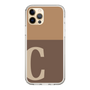 Slim Protection Case［ Original - initial two tone - C brown ］