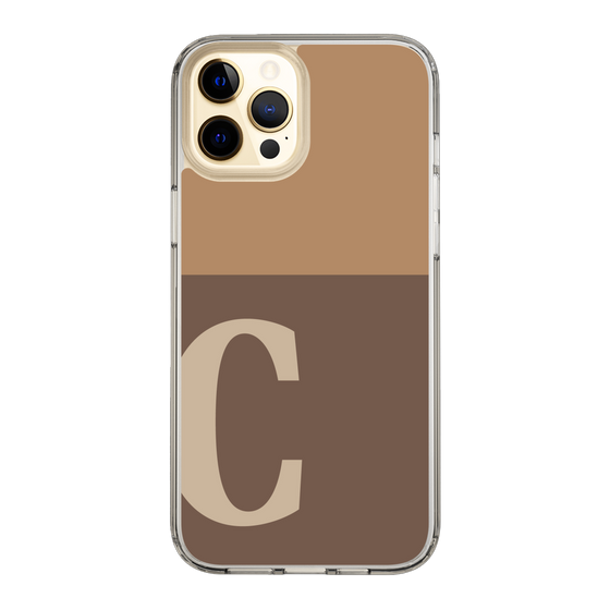 Slim Protection Case［ Original - initial two tone - C brown ］