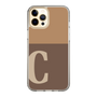 Slim Protection Case［ Original - initial two tone - C brown ］
