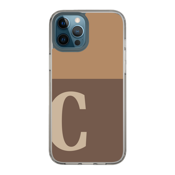Slim Protection Case［ Original - initial two tone - C brown ］