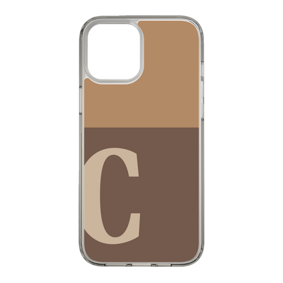 Slim Protection Case［ Original - initial two tone - C brown ］