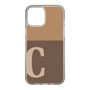 Slim Protection Case［ Original - initial two tone - C brown ］