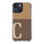 Slim Protection Case［ Original - initial two tone - C brown ］