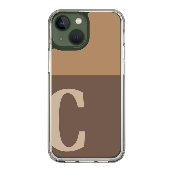Slim Protection Case［ Original - initial two tone - C brown ］