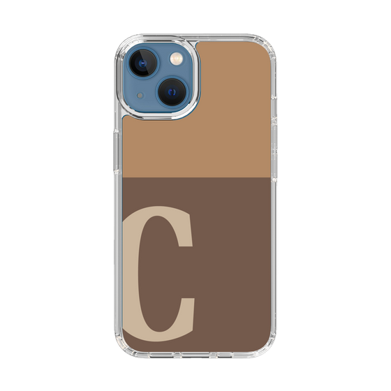 Slim Protection Case［ Original - initial two tone - C brown ］