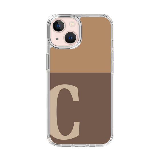 Slim Protection Case［ Original - initial two tone - C brown ］