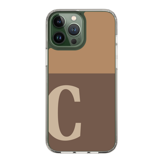 Slim Protection Case［ Original - initial two tone - C brown ］