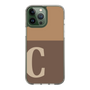 Slim Protection Case［ Original - initial two tone - C brown ］