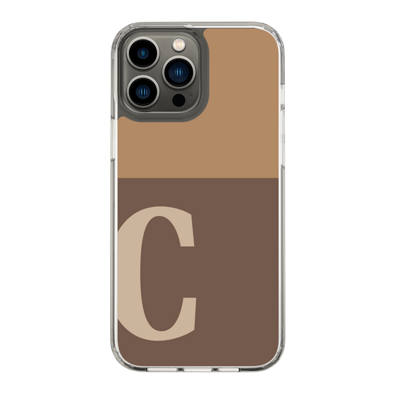 Slim Protection Case［ Original - initial two tone - C brown ］