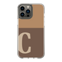 Slim Protection Case［ Original - initial two tone - C brown ］