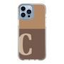 Slim Protection Case［ Original - initial two tone - C brown ］
