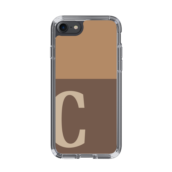 Slim Protection Case［ Original - initial two tone - C brown ］
